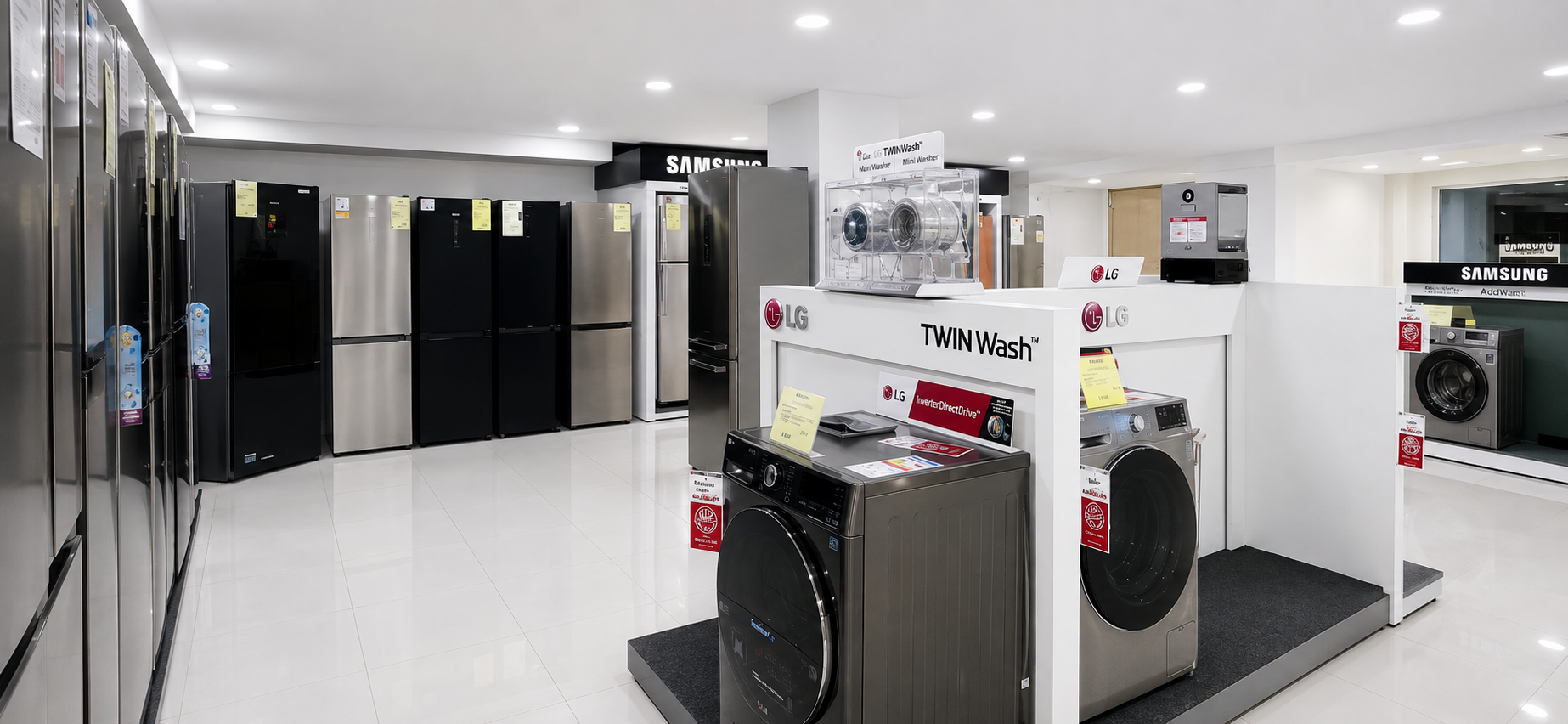 Showroom d'électroménager Ghandi Home Electro à Casablanca